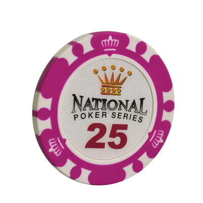 10 gab. Māla Teksasas pokera žetonu kazino monētas Poker 40x3,3 mm Crown Poker Chips Club izklaides spēļu azartspēļu komplekts profesionāls