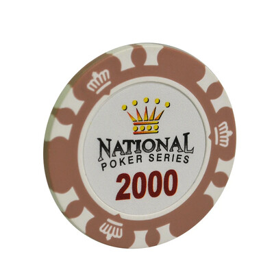 10 gab. Māla Teksasas pokera žetonu kazino monētas Poker 40x3,3 mm Crown Poker Chips Club izklaides spēļu azartspēļu komplekts profesionāls
