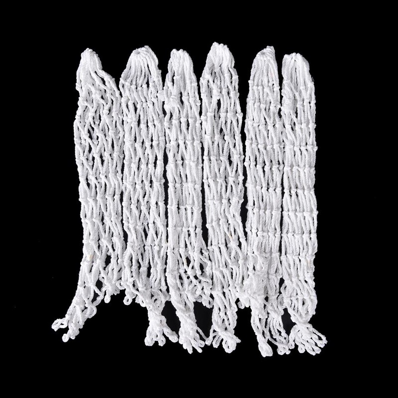 6 vnt / rinkinys Biliardo baseino snukerio stalas tinklinis krepšiai kišenės klubo komplektas snukerio priedai balta spalva 27x11 cm