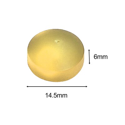 14,5 mm biliardo lazdelės antgalio snukerio antgalio pakeitimo dalių klijai ant tvirtų nešiojamųjų profesionalių biliardo lazdos priedų