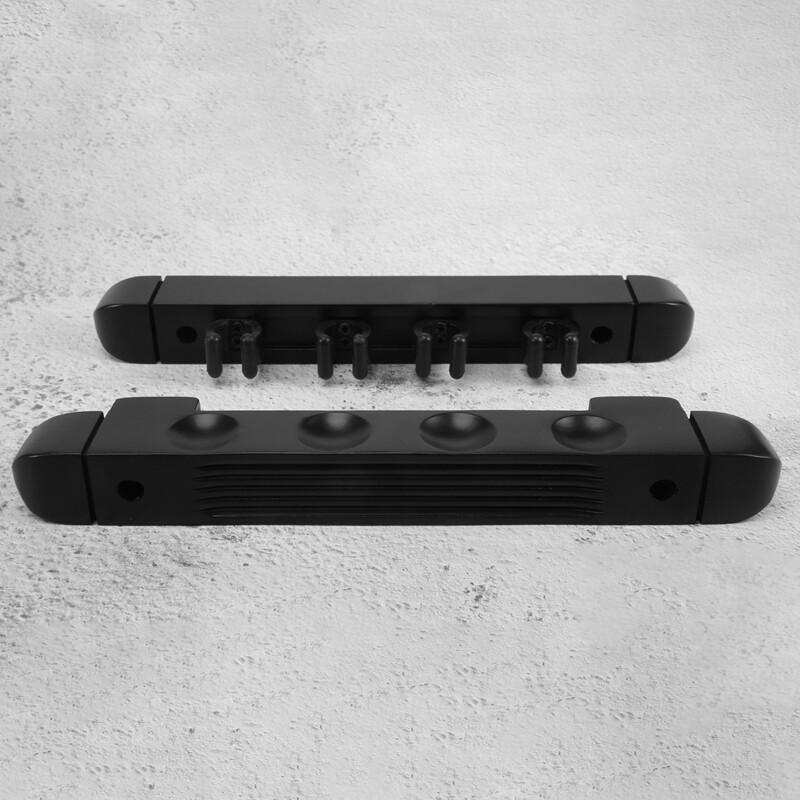 4 skylių sienoje montuojamas kietmedžio biliardo lazdų stovas 6 spaustukais biliardo laikiklio laikiklio priedai