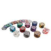 5 gab/partija Baccarat Upscale pokera žetonu komplekts Piederumi Šaha tipa Māla žetoni Pentagram Texas Poker Texas Casino Poker