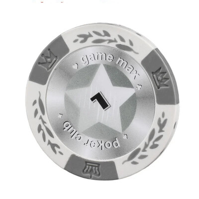 5 gab/partija Baccarat Upscale pokera žetonu komplekts Piederumi Šaha tipa Māla žetoni Pentagram Texas Poker Texas Casino Poker