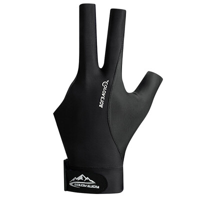 Biljarda cimdi 3 pirkstu snūkera cimdi Elastīgi snūkera cimdi baseina cimdi Regulējami biljarda treniņu cimdi vīriešiem Sieviešu kreisā roka