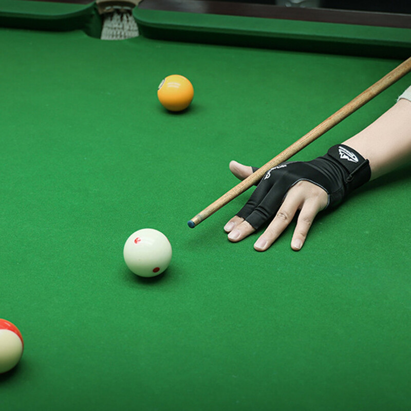 Biljarda cimdi 3 pirkstu snūkera cimdi Elastīgi snūkera cimdi baseina cimdi Regulējami biljarda treniņu cimdi vīriešiem Sieviešu kreisā roka