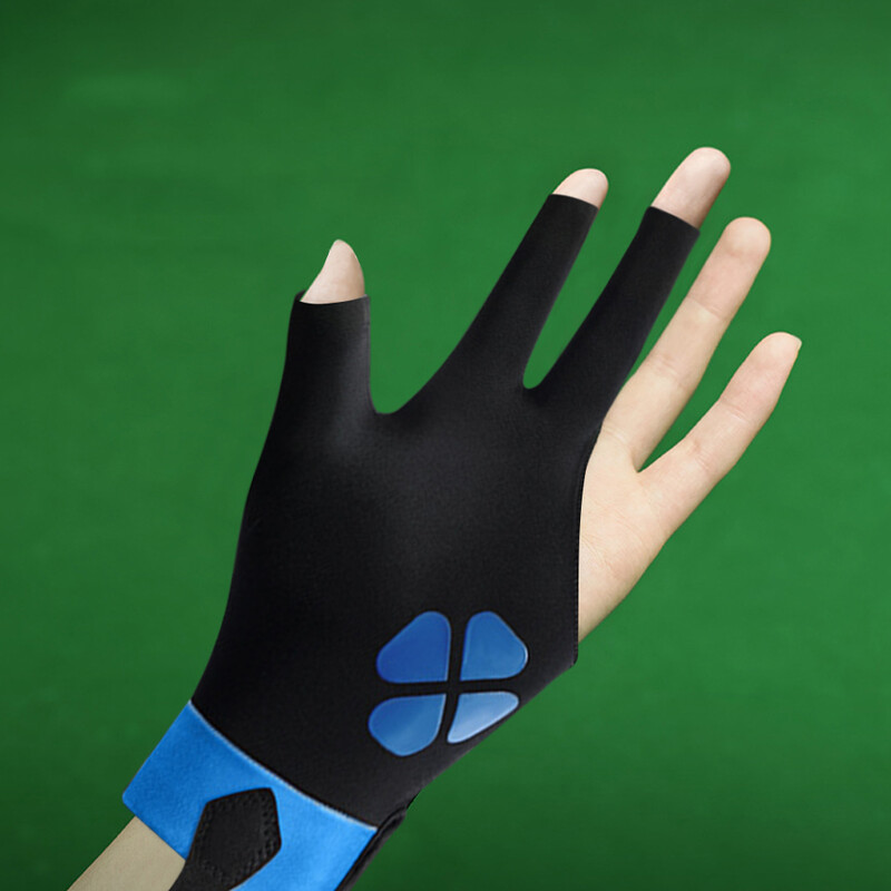 Biljarda cimdi 3 pirkstu snūkera cimdi Elastīgi snūkera cimdi baseina cimdi Regulējami biljarda treniņu cimdi vīriešiem Sieviešu kreisā roka