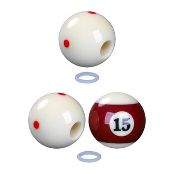 Billiards Cue Ball with Hole Βοηθός εξάσκησης μπιλιάρδου Σκόπευσης για Τεχνική μπιλιάρδου Διάτρητη άσκηση μπιλιάρδου