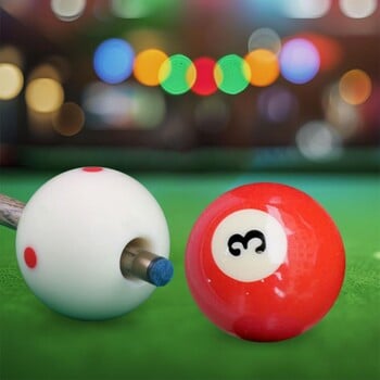 Billiards Cue Ball with Hole Βοηθός εξάσκησης μπιλιάρδου Σκόπευσης για Τεχνική μπιλιάρδου Διάτρητη άσκηση μπιλιάρδου