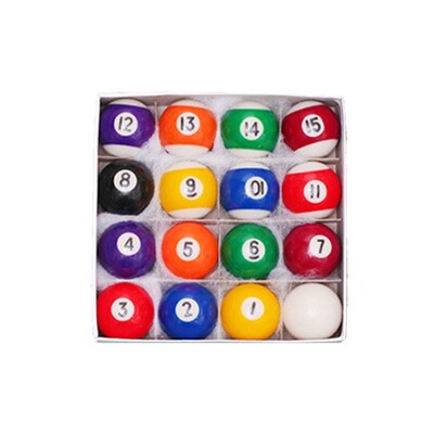 Naujas vaikiškas biliardo stalo kamuoliukų rinkinys biliardo derva Maži biliardo kamuoliukai, pilnas rinkinys snukerio ir biliardo priedai, 25 mm