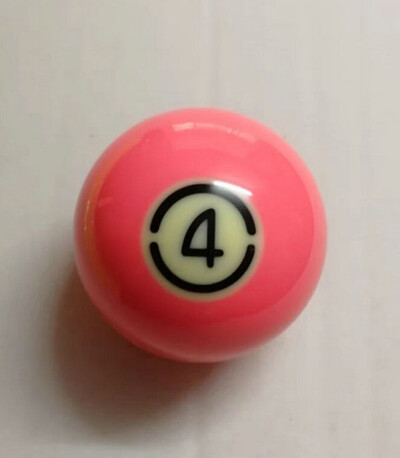 Must Kingkong TV piljardi piljardipall, standardsuurus 2-1/4" ühe palli asendus