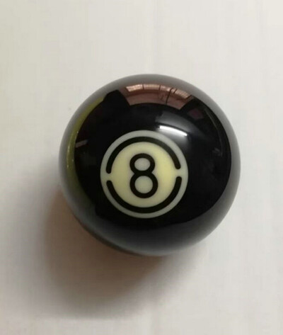 Must Kingkong TV piljardi piljardipall, standardsuurus 2-1/4" ühe palli asendus