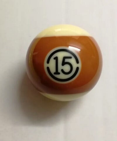 Must Kingkong TV piljardi piljardipall, standardsuurus 2-1/4" ühe palli asendus