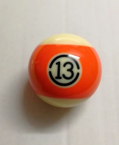 Must Kingkong TV piljardi piljardipall, standardsuurus 2-1/4" ühe palli asendus