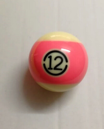 Must Kingkong TV piljardi piljardipall, standardsuurus 2-1/4" ühe palli asendus