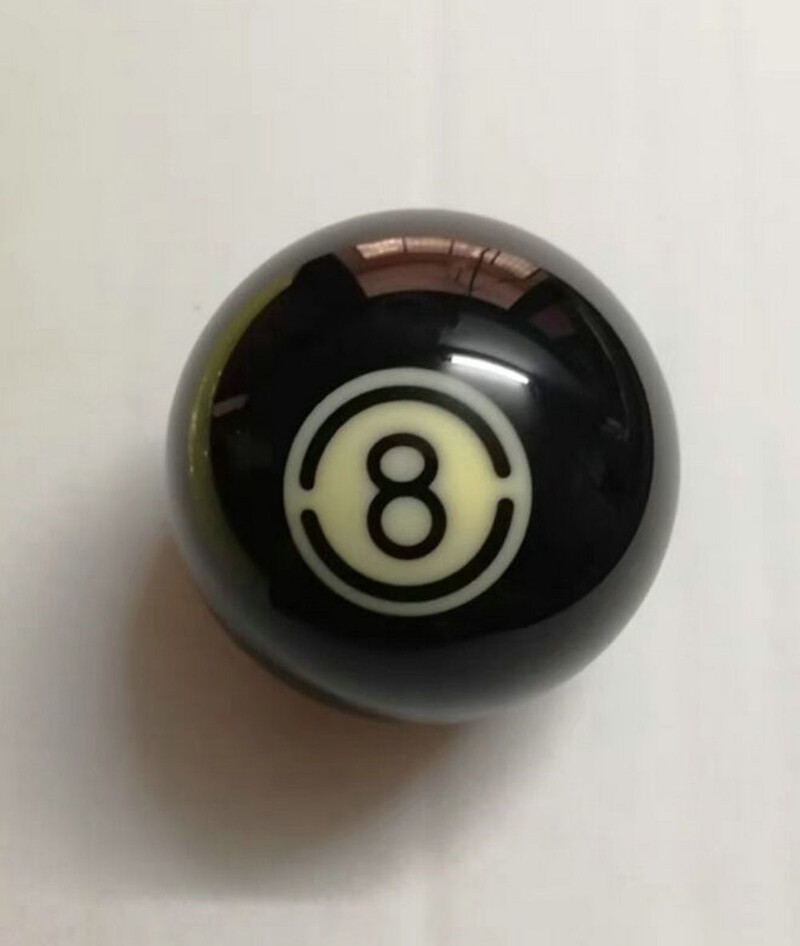 Must Kingkong TV piljardi piljardipall, standardsuurus 2-1/4" ühe palli asendus