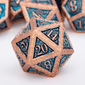 DND Metal Dice Set Music D&D Dice Dungeon and Dragon Ролеви игри Polyhedral Dice RPG D и D Dice D20 D12 D10 D8 D6 D4