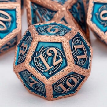 DND Metal Dice Μουσική D&D Dice Dungeon and Dragon Role Playing Games Polyhedral Dice RPG D and D Dice D20 D12 D10 D8 D6 D4