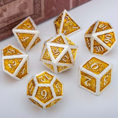 DND Metal Dice Set Glazba D&D Dice Dungeon and Dragon Role Playing Games Polyhedral Dice RPG D i D Dice D20 D12 D10 D8 D6 D4