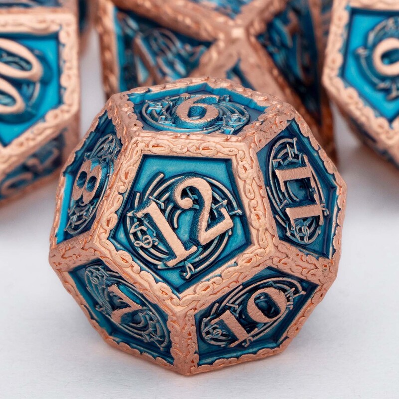 DND Metal Dice Set Glazba D&D Dice Dungeon and Dragon Role Playing Games Polyhedral Dice RPG D i D Dice D20 D12 D10 D8 D6 D4