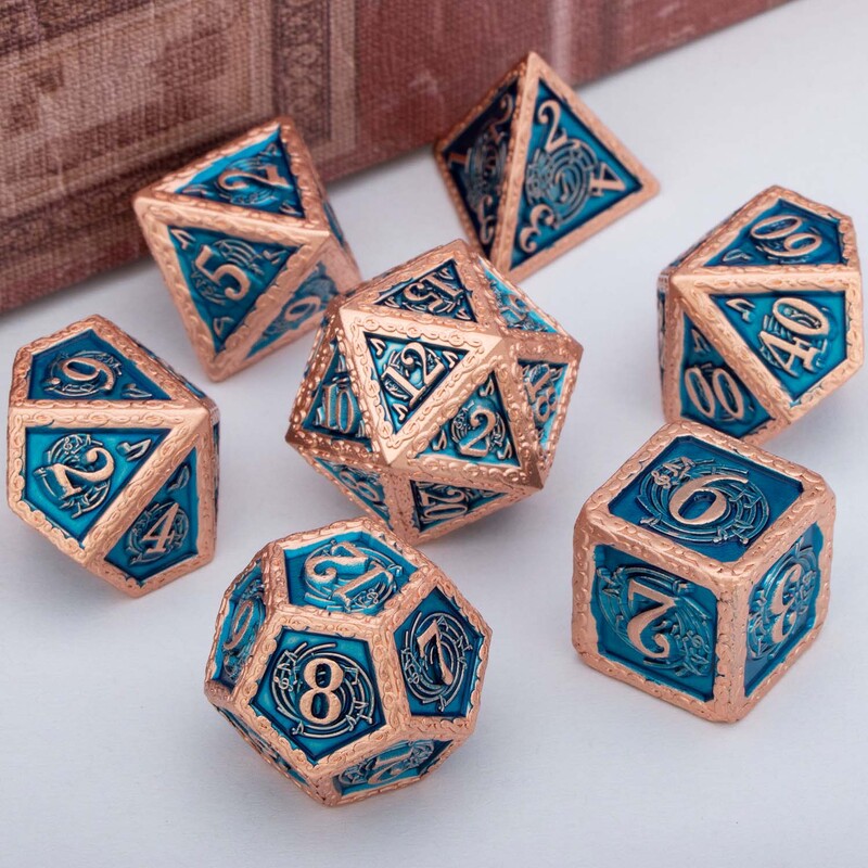 DND Metal Dice Set Glazba D&D Dice Dungeon and Dragon Role Playing Games Polyhedral Dice RPG D i D Dice D20 D12 D10 D8 D6 D4
