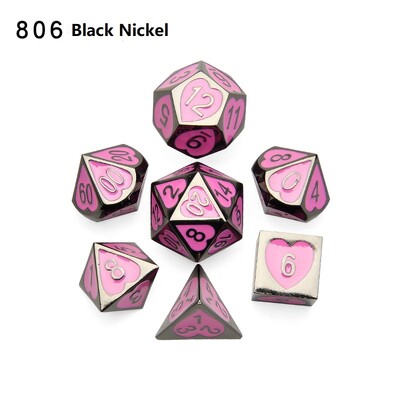 Novo dolazak 7kom/Set DND set kockica dados rpg dobbelstenen dados rol poliedarske kockice metalne kockice d4 - d20