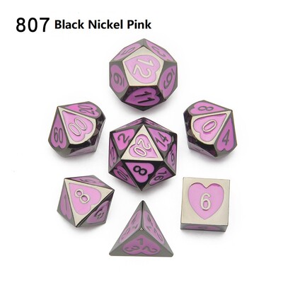 Novo dolazak 7kom/Set DND set kockica dados rpg dobbelstenen dados rol poliedarske kockice metalne kockice d4 - d20