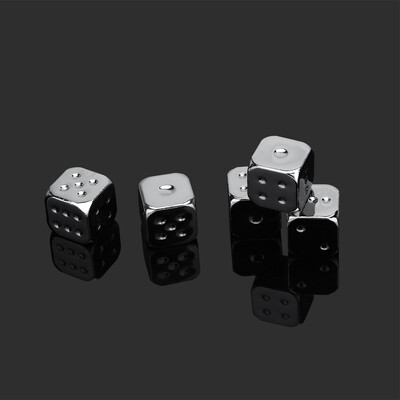 5kom/pak Metal #13 Brončane kockice Zlato Srebrne kockice KTV Bar Zabavne kockice