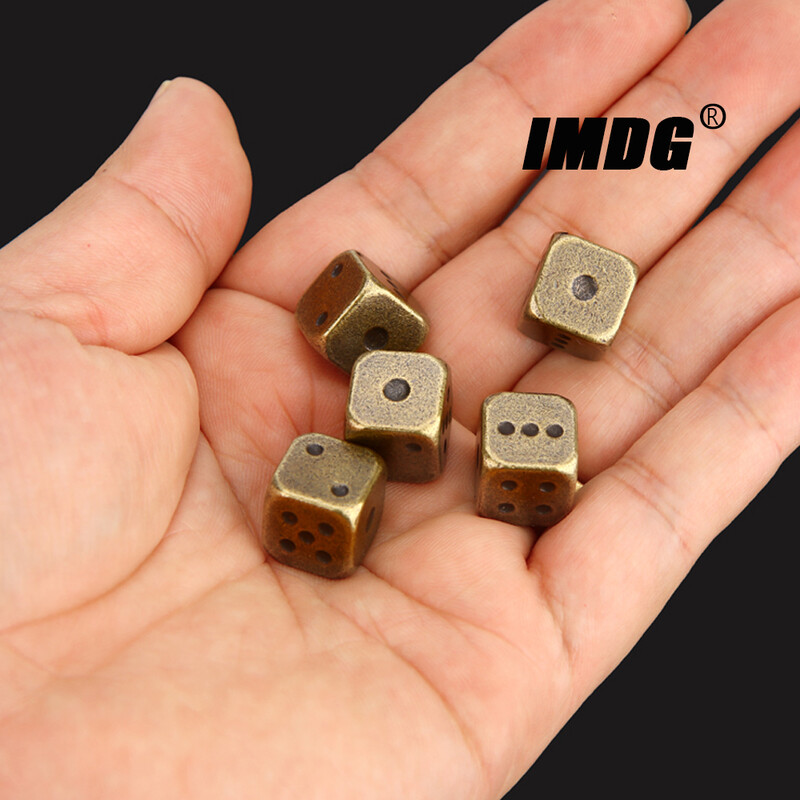 5kom/pak Metal #13 Brončane kockice Zlato Srebrne kockice KTV Bar Zabavne kockice