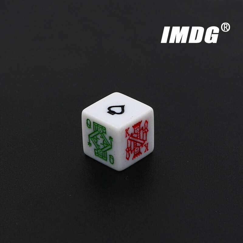 10 kom/pak. Rezbarene kocke 16 mm kvadratnog kuta Bijele #16 Visokokvalitetne butik kocke za poker