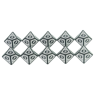 D10 Polyhedral Dice Set 10 Sided for DnD RPG Board Game Dodaci Hobiji Blagdanski dar