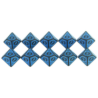 D10 Polyhedral Dice Set 10 Sided for DnD RPG Board Game Dodaci Hobiji Blagdanski dar