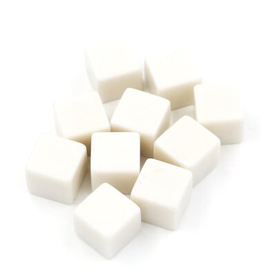 10 buc/pachet zaruri goale noi cuburi acrilice colorate 16mm colț pătrat Recuzită pentru predare Accesorii pentru jocuri Instrumente matematice