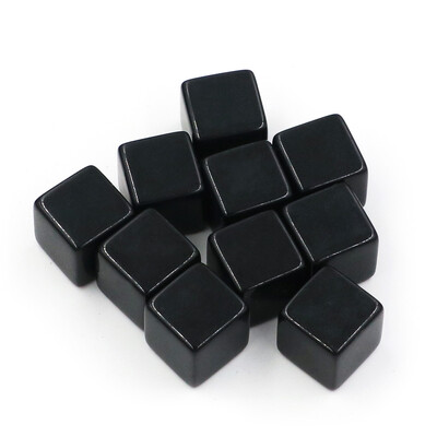 10 buc/pachet zaruri goale noi cuburi acrilice colorate 16mm colț pătrat Recuzită pentru predare Accesorii pentru jocuri Instrumente matematice