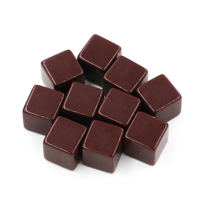 10 buc/pachet zaruri goale noi cuburi acrilice colorate 16mm colț pătrat Recuzită pentru predare Accesorii pentru jocuri Instrumente matematice