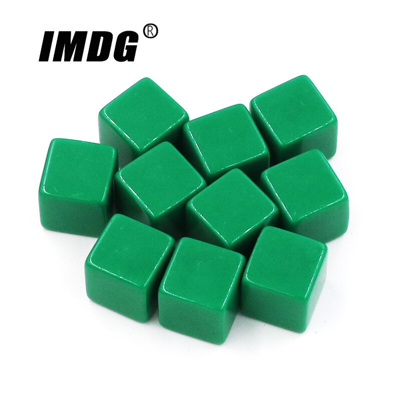 10 buc/pachet zaruri goale noi cuburi acrilice colorate 16mm colț pătrat Recuzită pentru predare Accesorii pentru jocuri Instrumente matematice