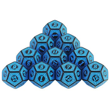 Polyhedral Dice 12 Sided Game Dice Set D12 Digital Cubes Dices for Role Playing Επιτραπέζιο παιχνίδι D&D RPG