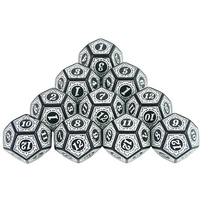 Polyhedral Dice 12 Sided Dice Dice Set D12 Digital Cubes Kockice za igranje uloga Društvena igra D&D RPG