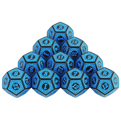 Polyhedral Dice 12 Sided Dice Dice Set D12 Digital Cubes Kockice za igranje uloga Društvena igra D&D RPG