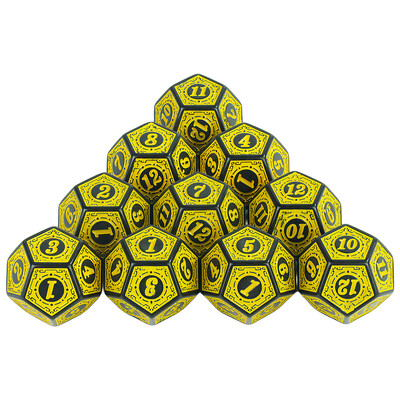 Polyhedral Dice 12 Sided Dice Dice Set D12 Digital Cubes Kockice za igranje uloga Društvena igra D&D RPG