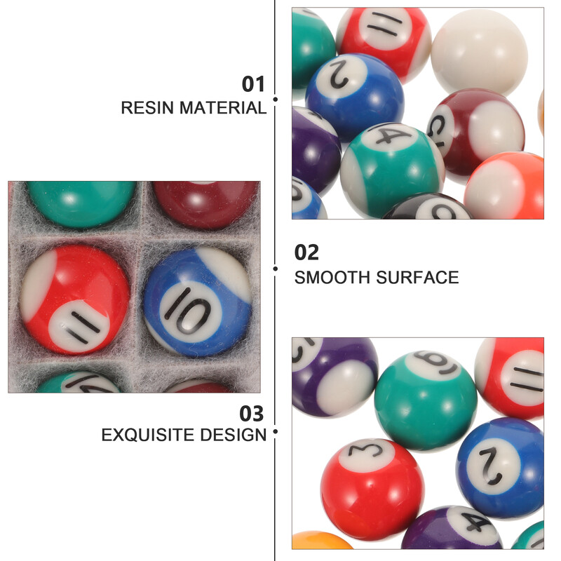 Biliardo stalo priedai Vaikų biliardo rinkinys Vaikų žaislai Baseino kamuoliai Dervos įranga