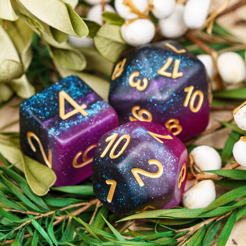 Cusdie 7Gb Pride Flag Dice DND Trans-Pride D&D Dice Multicolor D4-D20 Daudzskaldņu kauliņu komplekts lomu spēlēm galda spēlēm