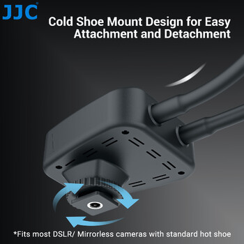 JJC LED Macro Arm Light με 10 Επίπεδα Ρυθμιζόμενης Φωτεινότητας Φωτισμός Macro Φωτογραφίας για Canon Nikon Sony Olympus Fujifilm DSLR