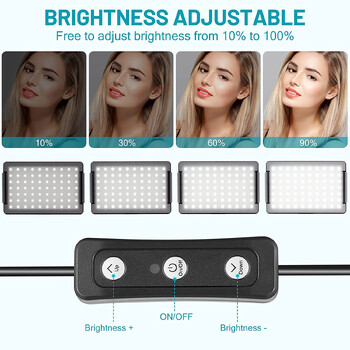 Photography Video LED Light Panel Light Κιτ φωτιστικών στούντιο για λήψη ζωντανής ροής Youbube με φίλτρα RGB βάσης τρίποδων