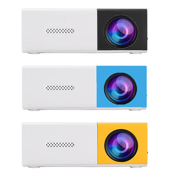 HD 1080P Mini LED Projector 400 Lumen Home Media Player 320x240 Φορητός μικροπροβολέας LED με τηλεχειριστήριο