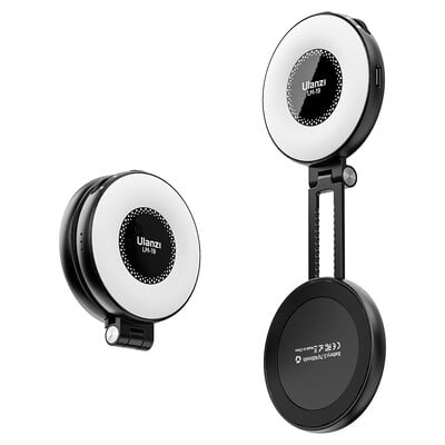 Ulanzi LM19 MagSafe Light Lumină portabilă pentru selfie pentru iPhone 16 15 14 13 12 Pro Max Suport de telefon cu lumină de umplere pentru selfie video Vlog