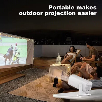 P30 Smart Mini Projector Android 11 WiFi6 Support 4K 1080P BT5.0 Projector 1280*720P Home Cinema Portable Projector