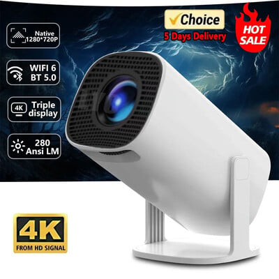 P30 Smart Mini Projector Android 11 WiFi6 Поддържа 4K 1080P BT5.0 Проектор 1280*720P Преносим проектор за домашно кино