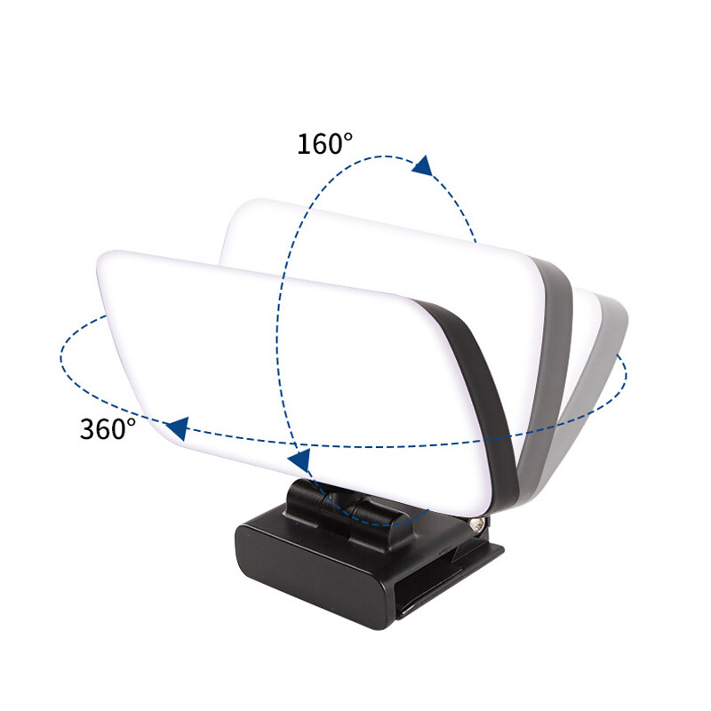 Videokonferencija 6500K prijenosna LED video svjetlosna kocka Prijenosno računalo Web kamera Svjetlo Zoom Rasvjeta za poziv Isječak za prijenos uživo