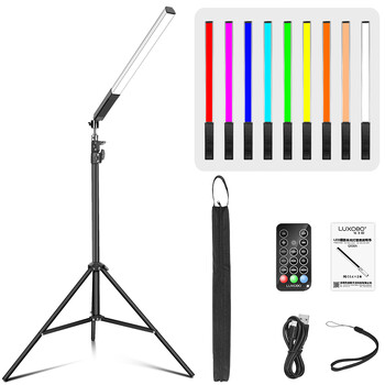 LUXCEO Q508A Ράβδος φωτισμού LED RGB χειρός 3000K-6000K CRI 95+ Photography Studio Cool Light Stick για Youtube Vlog