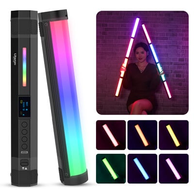 Ulanzi VL110 kézi RGB Light Tube Stick Videó lágy fény 2500-9000K LED fényképező pálca újratölthető